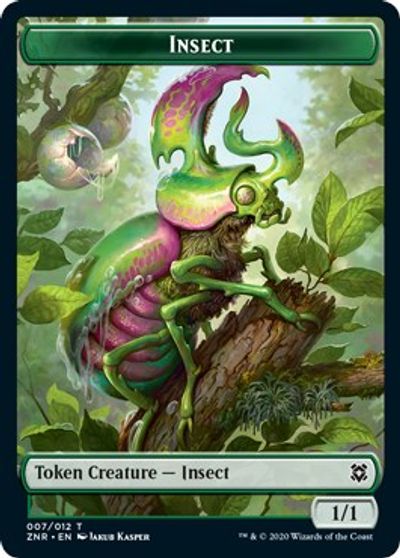 Beast // Insect Double-Sided Token [Challenger Decks 2021 Tokens] - Image 2