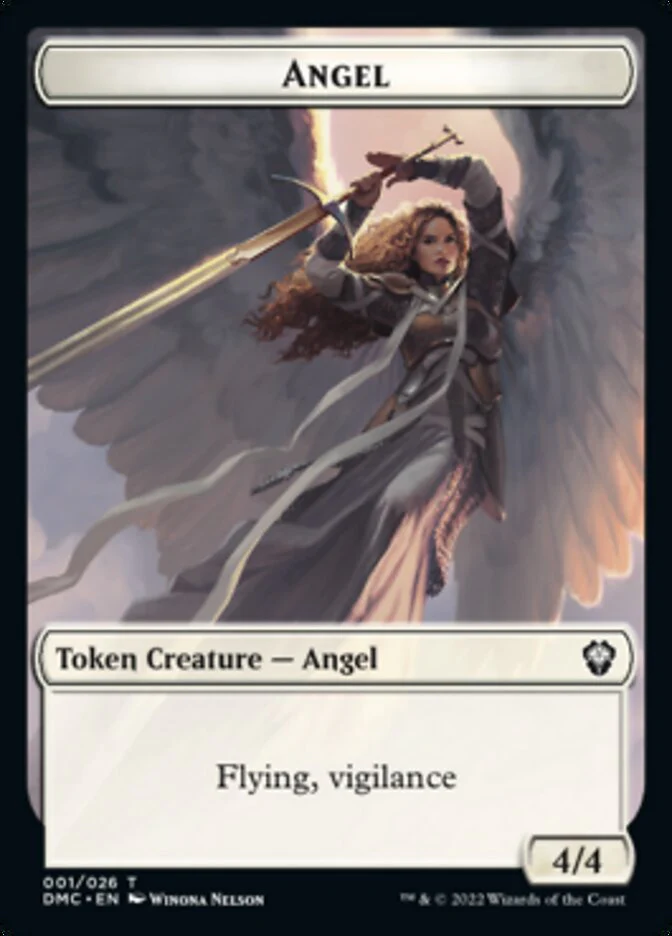 Bird (002) // Angel Double-Sided Token [Dominaria United Tokens] - Image 2