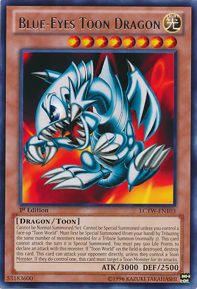 Blue-Eyes Toon Dragon [LCYW-EN103] Rare