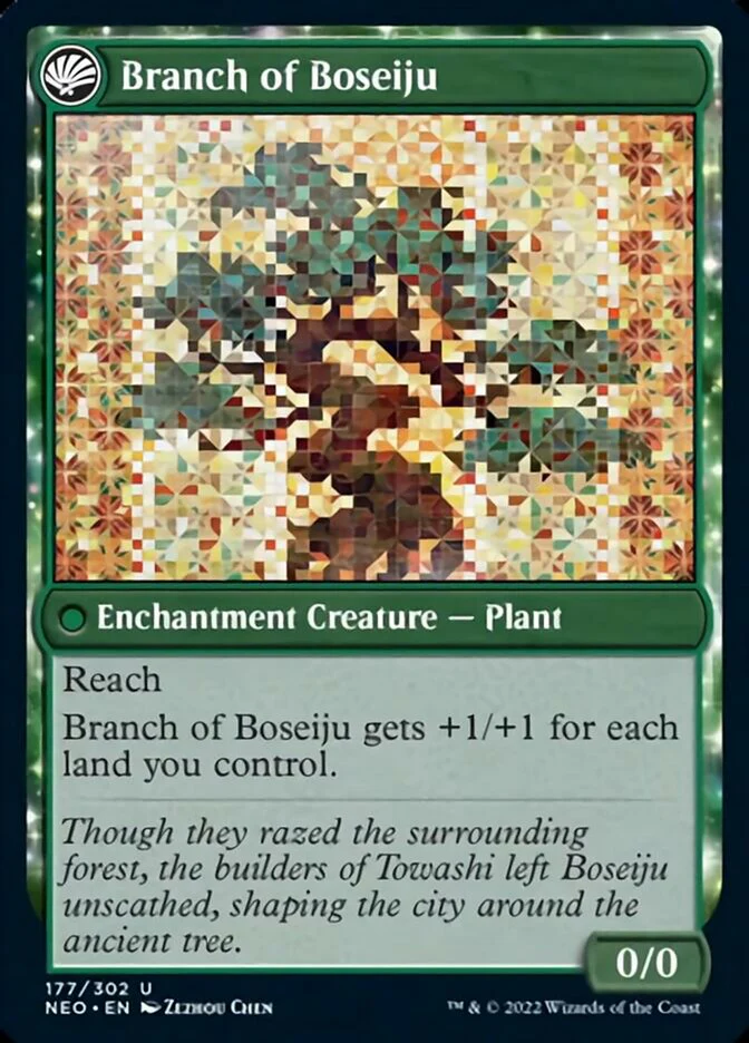Boseiju Reaches Skyward // Branch of Boseiju [Kamigawa: Neon Dynasty] - Image 2