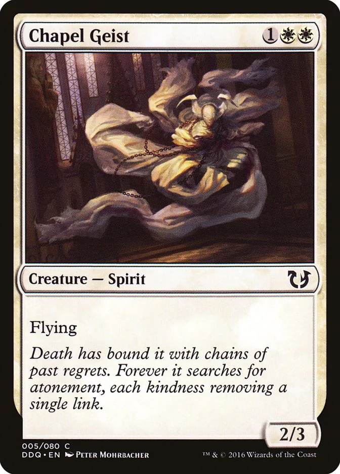 Chapel Geist [Duel Decks: Blessed vs. Cursed]