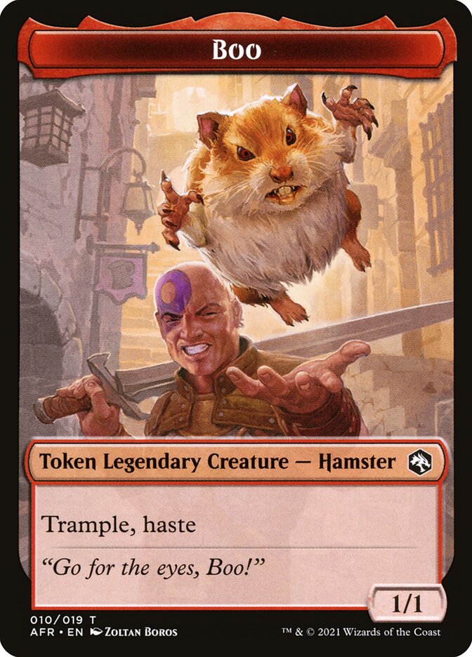 Devil // Boo Double-Sided Token [Dungeons & Dragons: Adventures in the Forgotten Realms Tokens] - Image 2