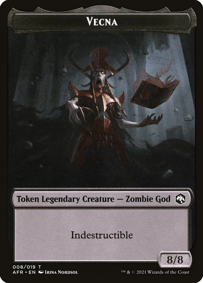 Devil // Vecna Double-Sided Token [Dungeons & Dragons: Adventures in the Forgotten Realms Tokens] - Image 2