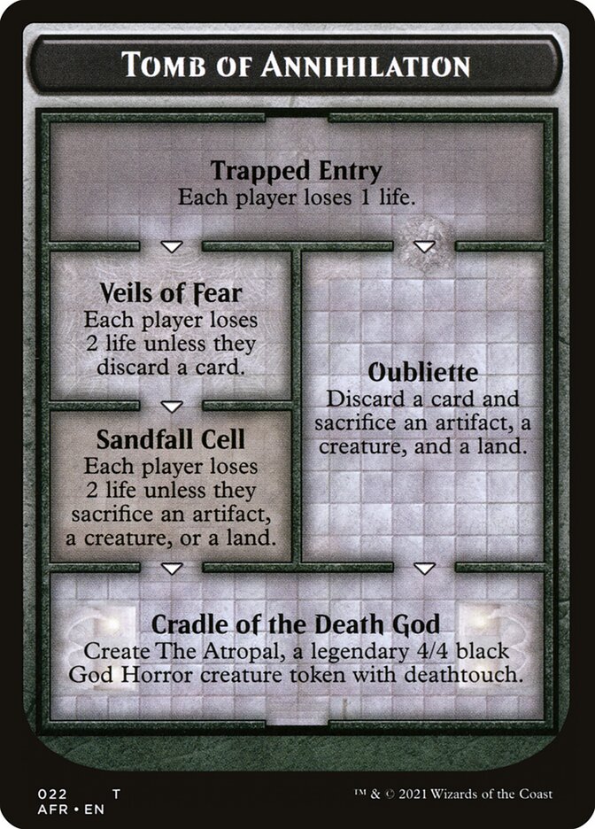 Dungeon of the Mad Mage // Tomb of Annihilation Double-Sided Token [Dungeons & Dragons: Adventures in the Forgotten Realms Tokens] - Image 2