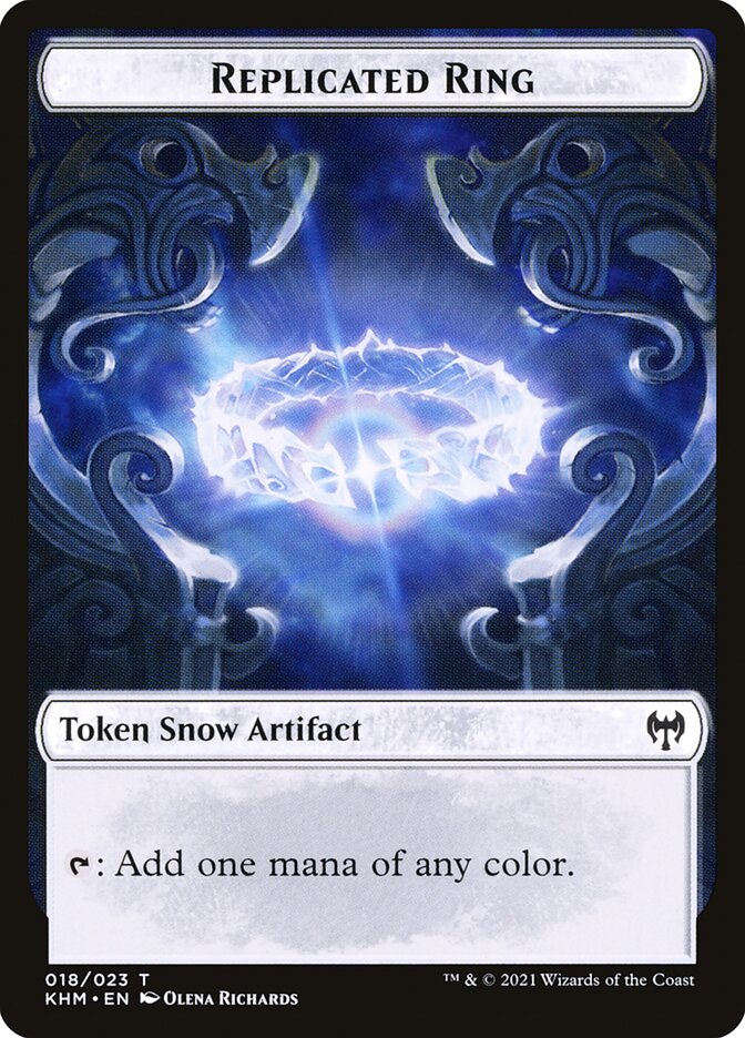 Dwarf Berserker // Replicated Ring Double-Sided Token [Kaldheim Tokens] - Image 2