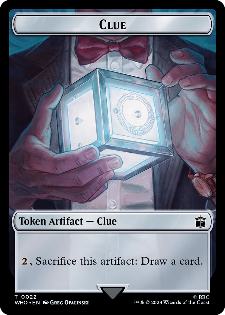 Horse // Clue (0022) Double-Sided Token [Doctor Who Tokens] - Image 2