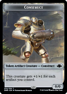 Insect // Construct Double-Sided Token [Dominaria Remastered Tokens] - Image 2