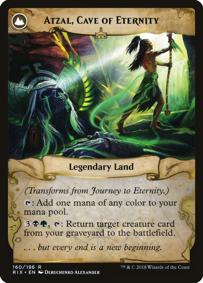 Journey to Eternity // Atzal, Cave of Eternity [Rivals of Ixalan] - Image 2