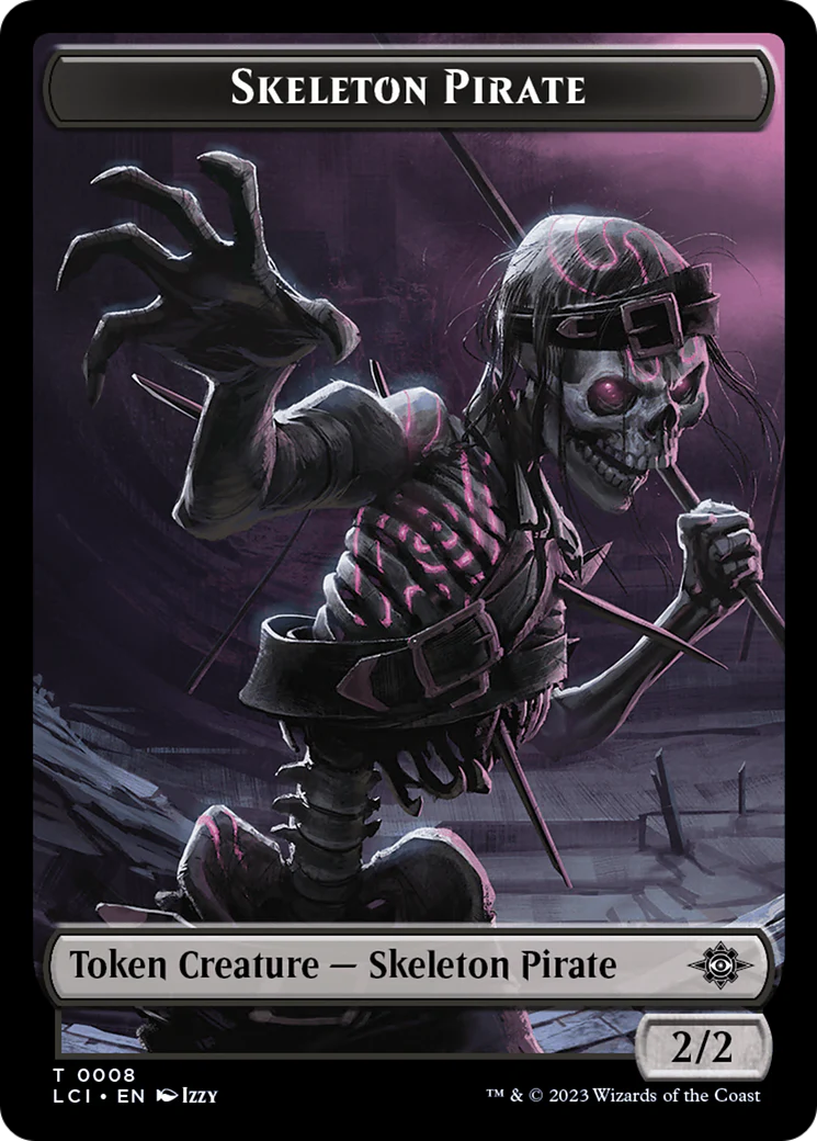 Map // Skeleton Pirate Double-Sided Token [The Lost Caverns of Ixalan Commander Tokens] - Image 2