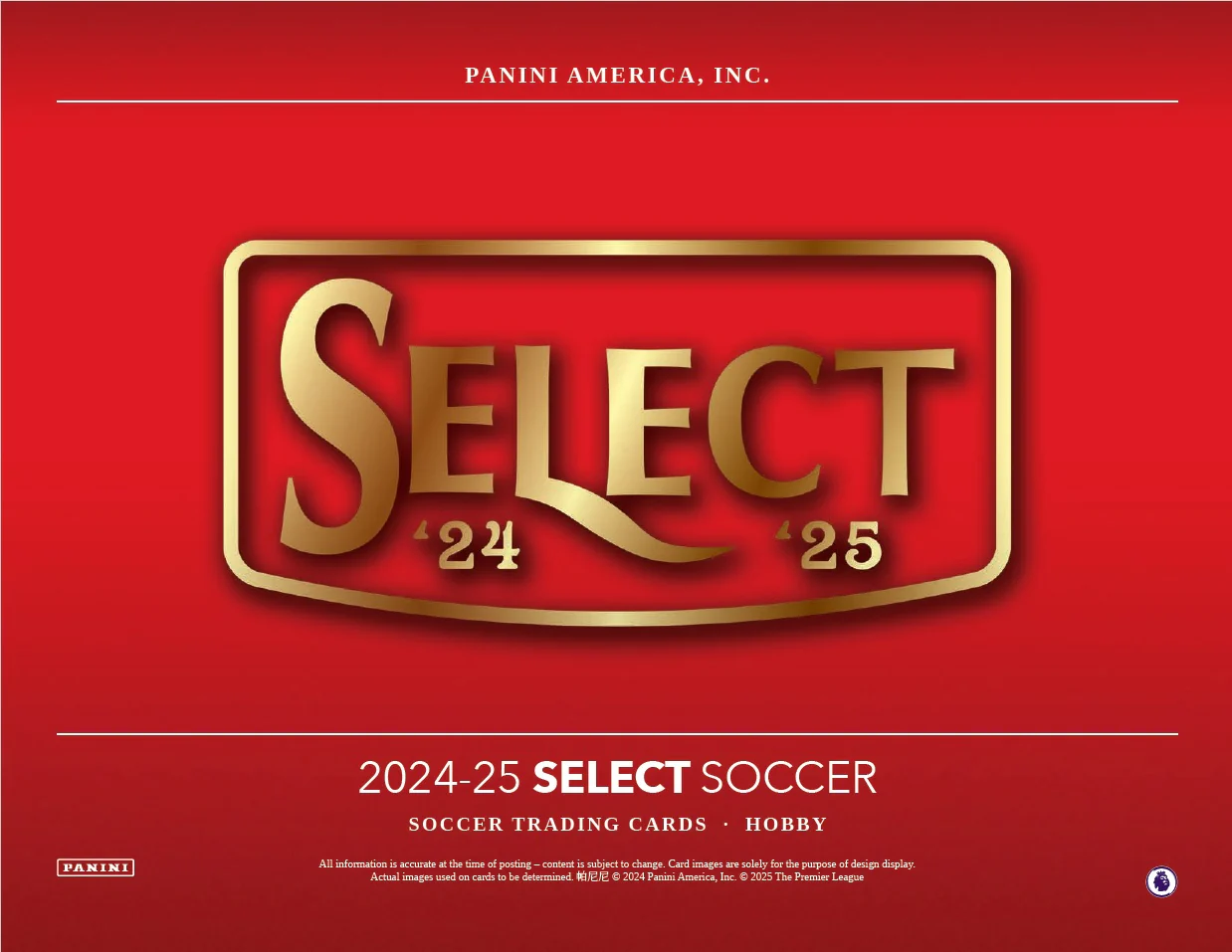 Panini Select Soccer EPL - 2025
