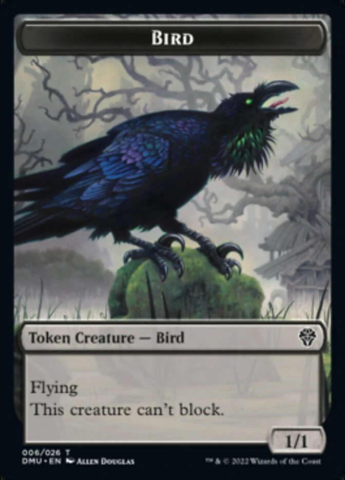 Phyrexian // Bird (006) Double-Sided Token [Dominaria United Tokens] - Image 2