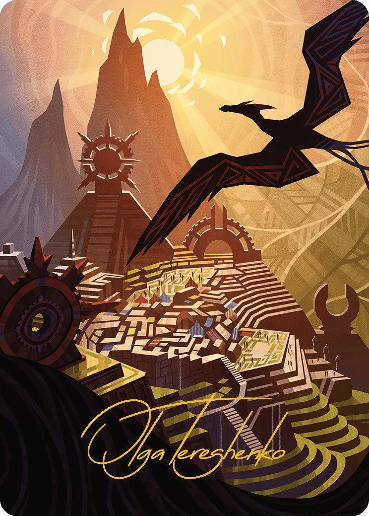 Plains Art Card (Gold-Stamped Signature) [The Lost Caverns of Ixalan Art Series] - Image 2