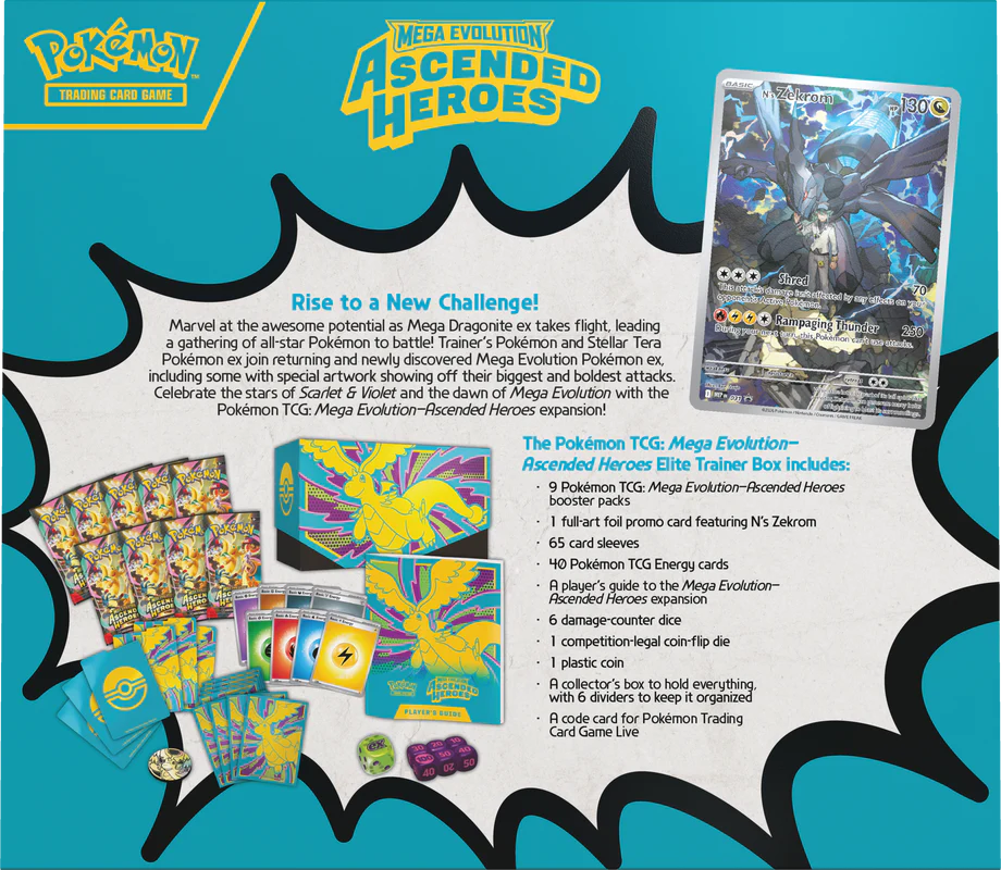 Pokemon - ME2.5 - Ascended Heroes - Elite Trainer Box - Image 3