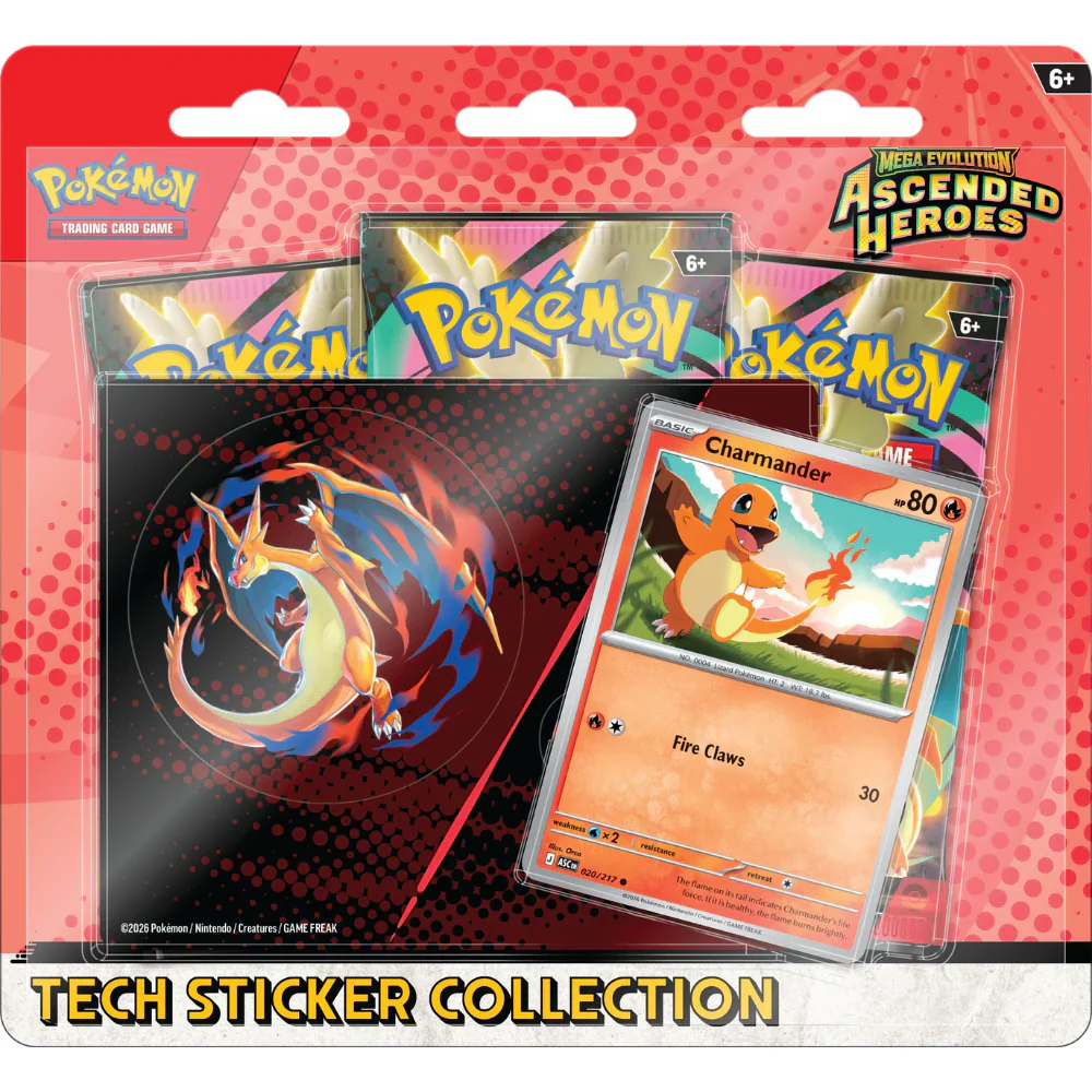 Pokemon - Mega Evolution - Ascended Heroes - Tech Sticker Collection - Promo at random - Image 2