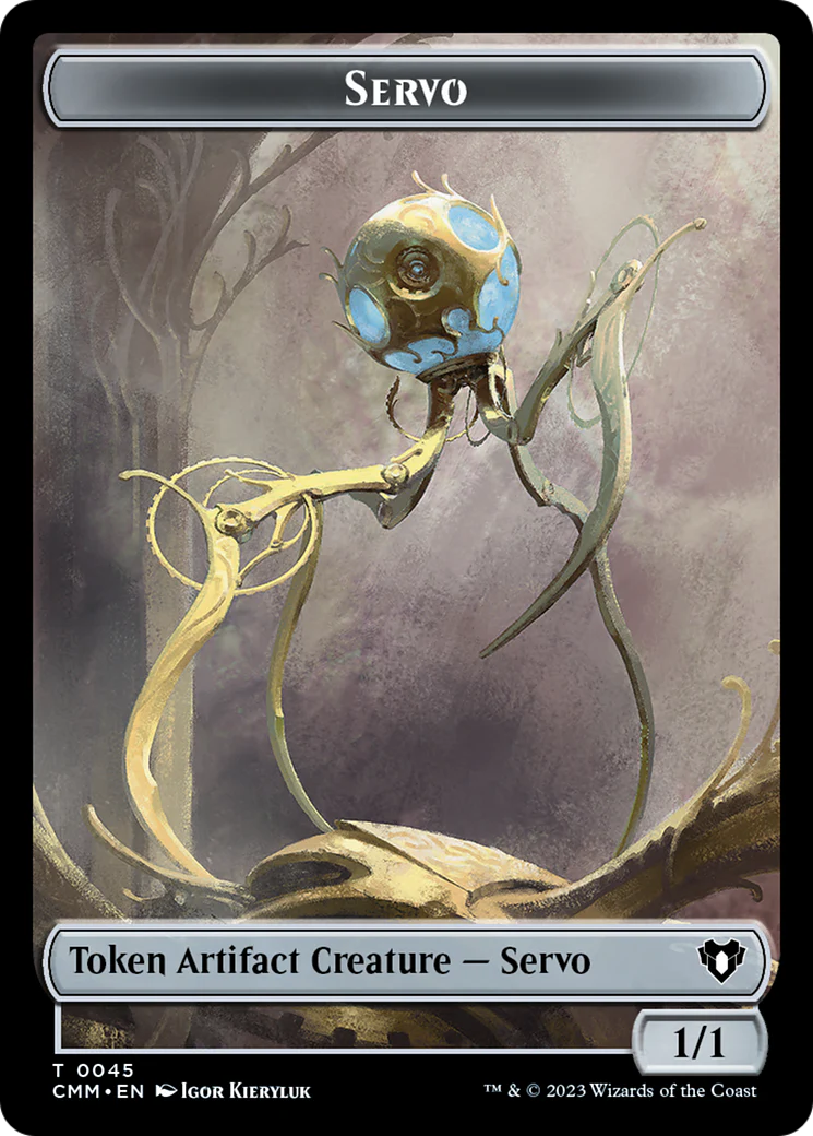 Soldier // Servo Double-Sided Token [Commander Masters Tokens] - Image 2