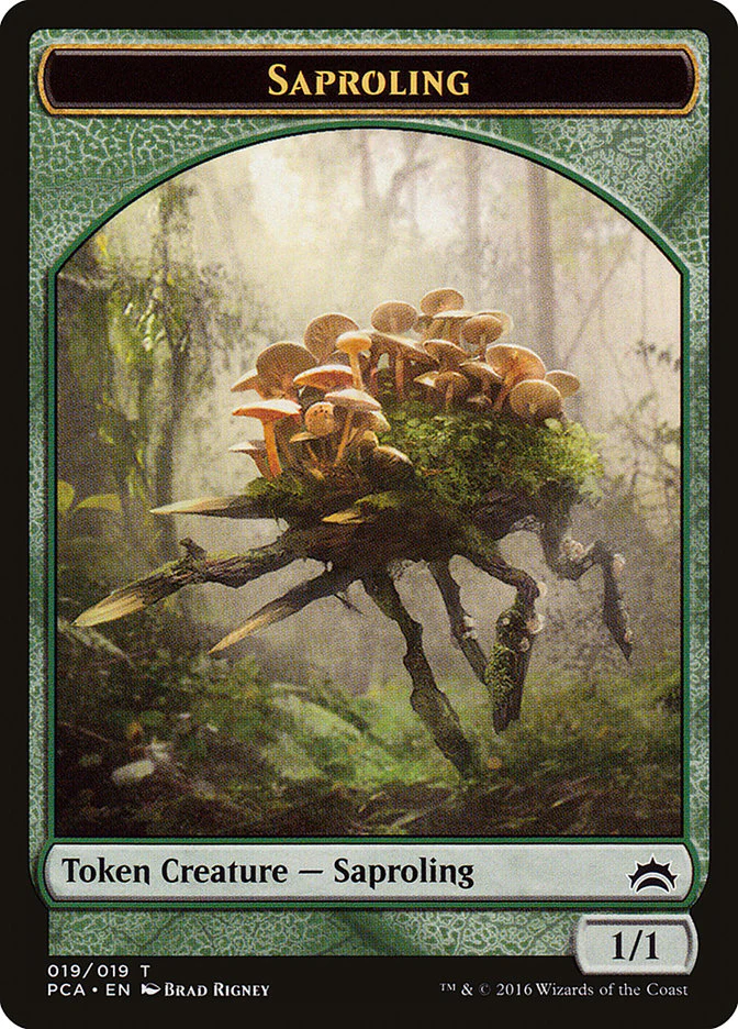 Spider // Saproling Double-Sided Token [Planechase Anthology Tokens] - Image 2