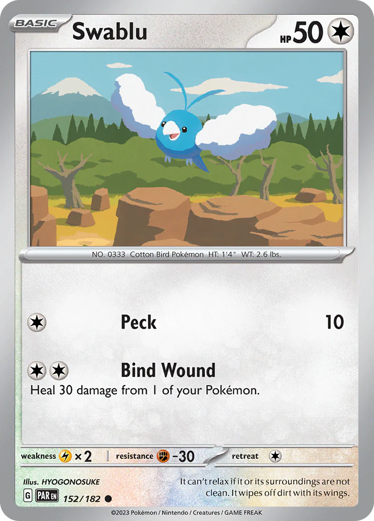 Swablu (152/182) [Scarlet & Violet: Paradox Rift]