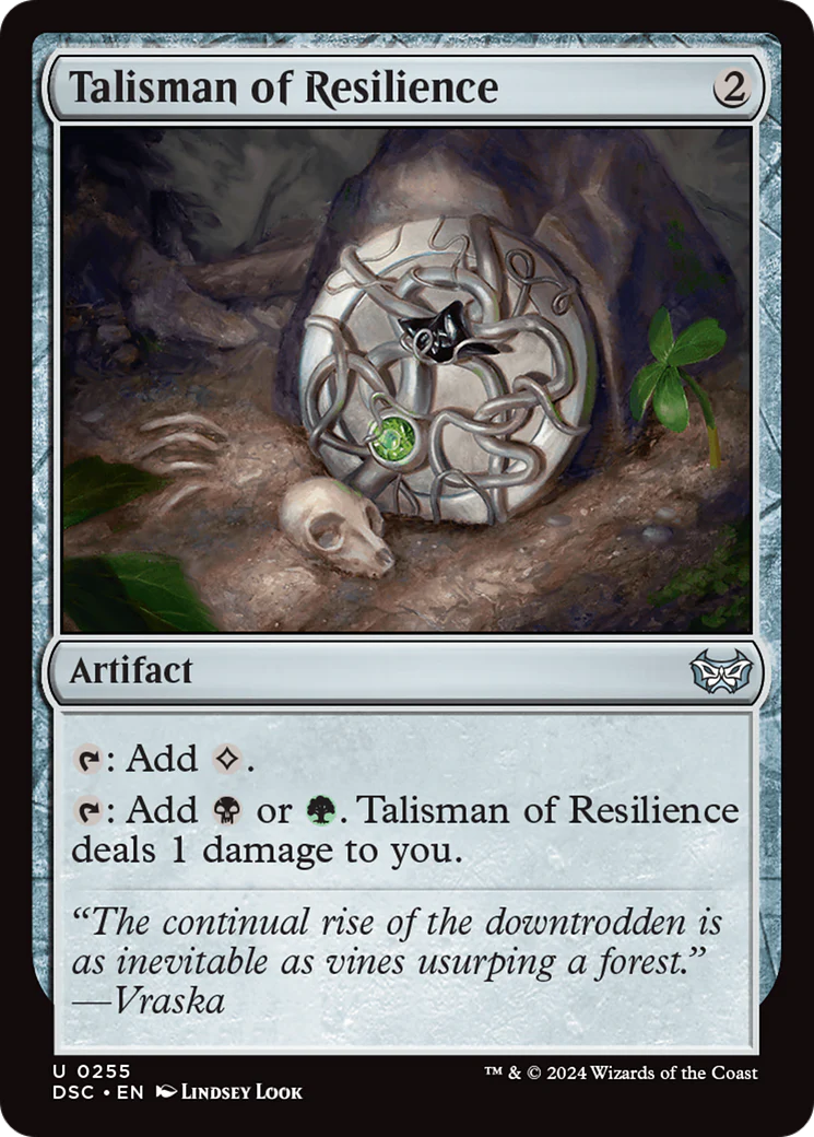 Talisman of Resilience [Duskmourn: House of Horror Commander] - Image 5