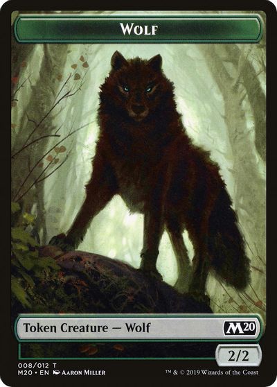 Wolf Double-Sided Token [Challenger Decks 2020 Tokens] - Image 2