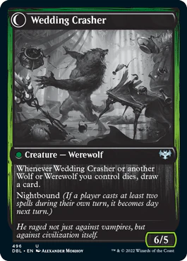 Wolfkin Outcast // Wedding Crasher [Innistrad: Double Feature] - Image 2